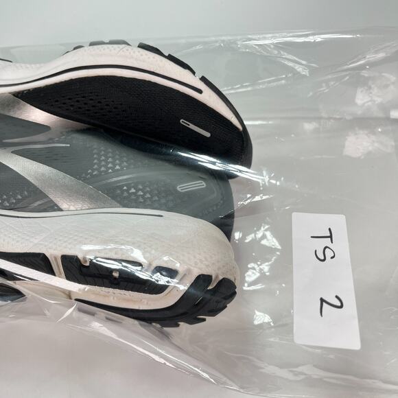 Brooks Ghost 14 Black White Athletic Running Shoes 1203561B057 Women's Size 9.5 - Picture 11 of 11